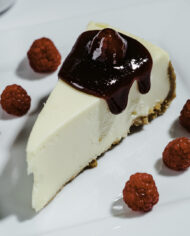 Raspberry Topping Cheesecake